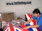Mini Cooper Hawaiian Flag